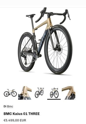 Brugt BMC Kaius 01 THREE 2027 2027 Road & Gravel — billede 3 af 6