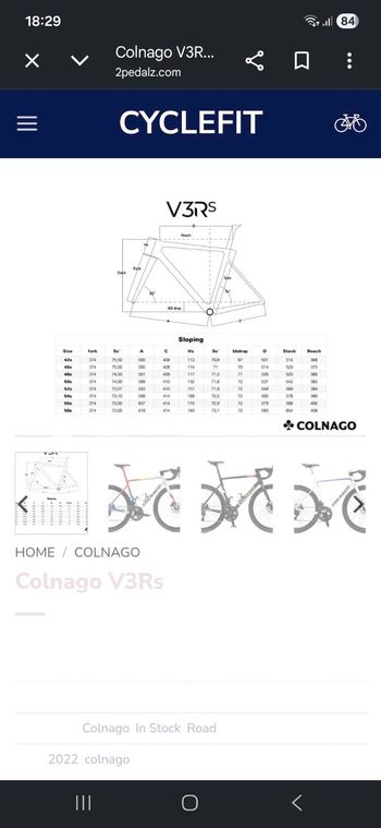Brugt Colnago V3RS 2022 Road & Gravel — billede 8 af 8