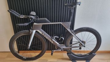 Used Canyon Speedmax CF 8.0 Di2 2018 2018 Road & Gravel, Light Gray — image 2 of 19