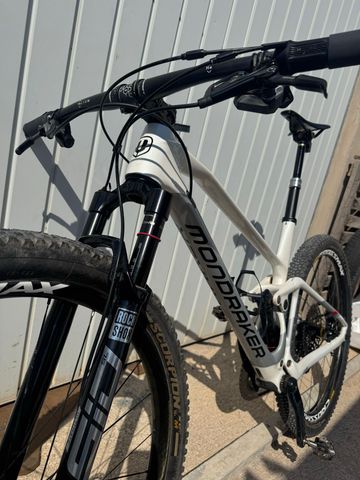 Gebrauchtes Mondraker F-PODIUM CARBON DC RR 2023 Frameset 2023 Mountainbike, Weiß, 29 — Bild 7 von 8