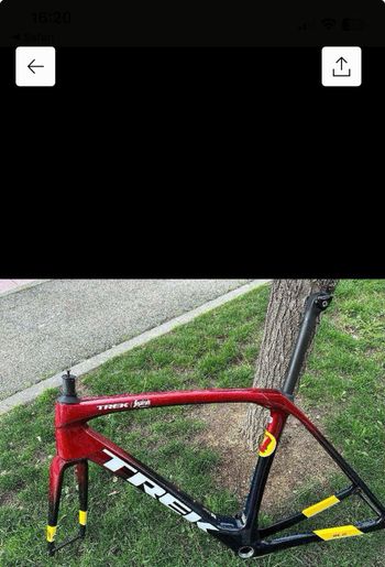 Used Trek Domane Frameset 2024 Road & Gravel, Red — image 8 of 9