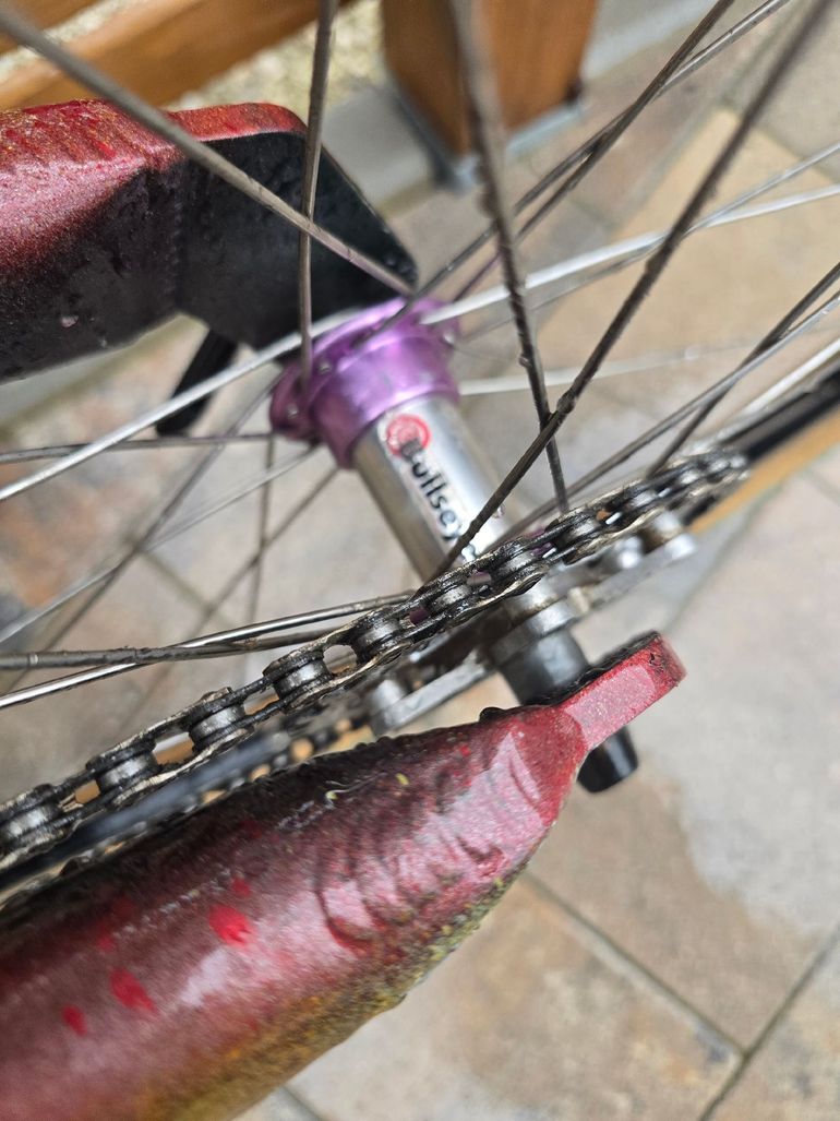 Brugt Custom Frankenstein Retro Kult MTB Hardcore Custom Rohloff Speedhub 1999 Mountainbike — billede 7 af 20