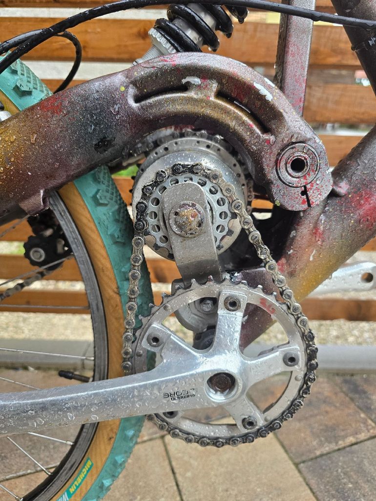Brugt Custom Frankenstein Retro Kult MTB Hardcore Custom Rohloff Speedhub 1999 Mountainbike — billede 18 af 20