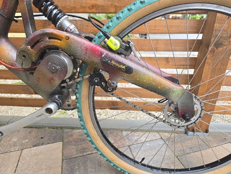Brugt Custom Frankenstein Retro Kult MTB Hardcore Custom Rohloff Speedhub 1999 Mountainbike — billede 6 af 20
