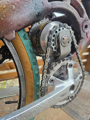 Použité Custom Frankenstein Retro Kult MTB Hardcore Custom Rohloff Speedhub 1999 MTB