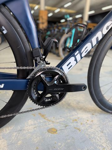 Gebrauchtes Bianchi Oltre Comp Di2 Carbon 2024 Road & Gravel, Blau — Bild 8 von 21