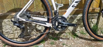 Used Canyon Grizl 7 2024 2024 Road & Gravel, White — image 4 of 7