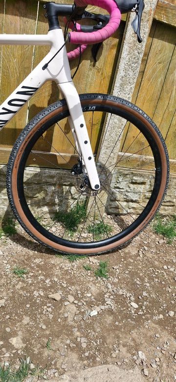 Used Canyon Grizl 7 2024 2024 Road & Gravel, White — image 6 of 7