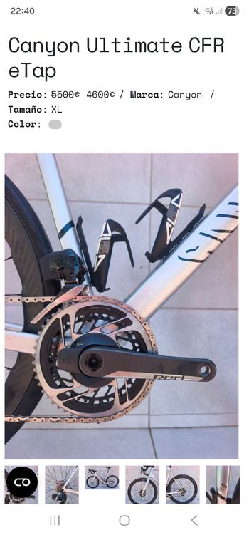 Brugt Canyon Ultimate CFR eTap 2023 2023 Road & Gravel — billede 5 af 5