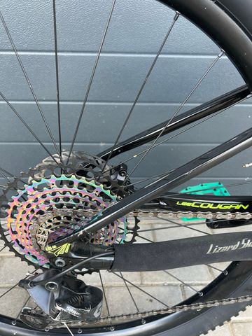 Used Lee Cougan Custom SRAM GX 2022 Mountainbike, Blue — image 3 of 13
