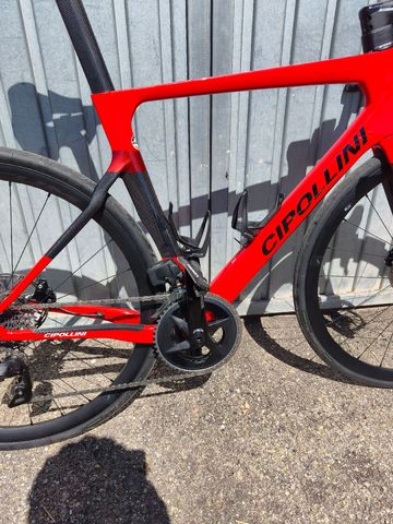 Cipollini Bond SRAM Rival eTap AXS 2024 Road & Gravel usato, Rosso — immagine 11 di 12