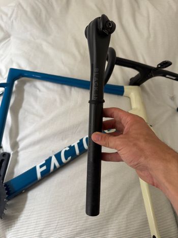 Used Factor LS Frameset Premium 2023 Frameset 2023 Road & Gravel, Blue — image 3 of 7