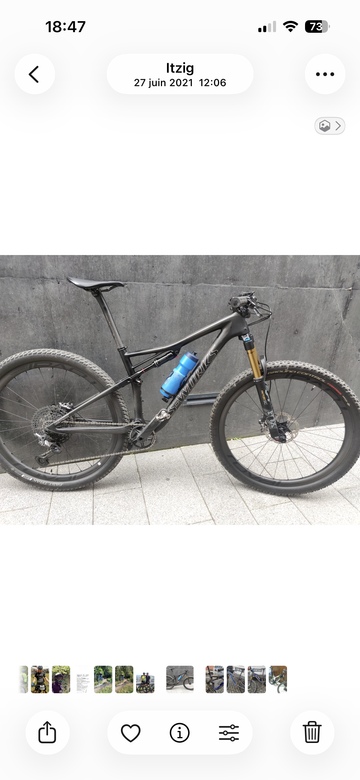 Gebrauchtes Specialized Epic Shimano XTR 2021 Mountainbike, Schwarz — Bild 2 von 3