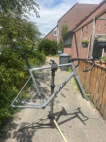 Used Isaac Custom Frameset 2025 Road & Gravel, Light Gray — image 2 of 4