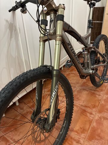 Used Specialized M5 FSR 2009 Mountainbike, Light Gray — image 8 of 12