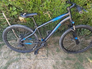 Gebrauchtes ROCKRIDER Vélo tout chemin Microshift 2019 Mountainbike, Schwarz — Bild 2 von 3