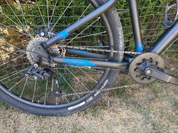 Gebrauchtes ROCKRIDER Vélo tout chemin Microshift 2019 Mountainbike, Schwarz — Bild 3 von 3
