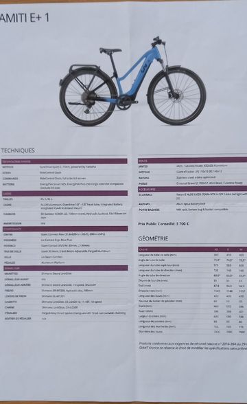 Used Liv Amiti-E+ 1 2023 2023 Urban, Blue — image 2 of 4