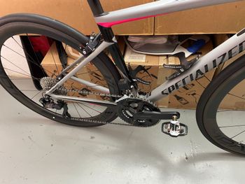 Gebrauchtes Specialized Tarmac Shimano 105 Di2 2019 Road & Gravel, Hellgrau — Bild 3 von 3