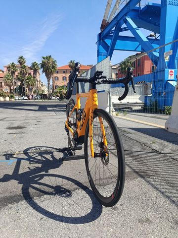 Olmo Custom Shimano Ultegra 2024 Road & Gravel usato, Arancione — immagine 4 di 11