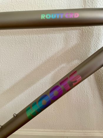 Used Moots Routt CRD FRAMESET 2025 Frameset 2025 Road & Gravel, Light Gray — image 2 of 3