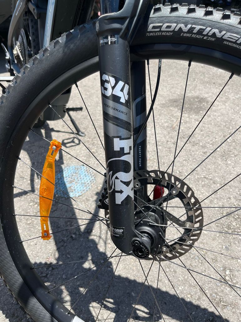 Used Porsche Custom Shimano Deore XT Di2 2023 Mountainbike, Light Gray — image 8 of 8