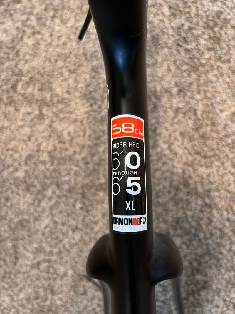 Used Diamondback Serios F 2017 Frameset 2017 Road & Gravel, Black — image 7 of 9