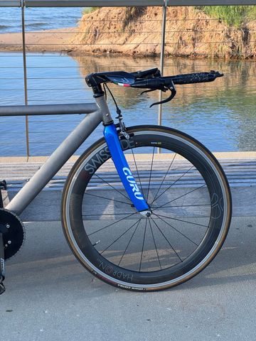 Used Guru Custom SRAM Force eTap AXS 2009 Road & Gravel, Light Gray — image 9 of 9