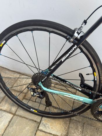 Brugt Bianchi Sempre pro Shimano Dura Ace 2014 Road & Gravel — billede 8 af 11