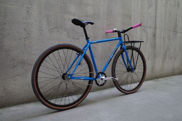 Gebrauchtes On-One Custom Single Speed / Fixed Gear 2015 Road & Gravel, Blau — Bild 4 von 11