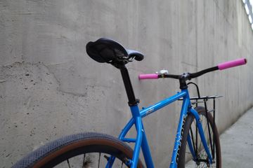 Gebrauchtes On-One Custom Single Speed / Fixed Gear 2015 Road & Gravel, Blau — Bild 10 von 11