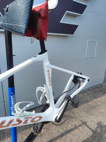 Used Gusto Cobra Evo Frameset 2024 Road & Gravel, White — image 1 of 11