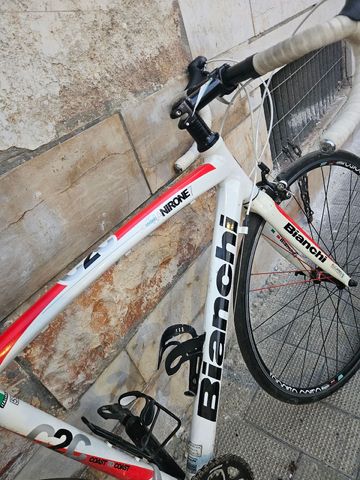 Used Bianchi Via Nirone Sora Compact 2014 2014 Road & Gravel, White — image 13 of 16