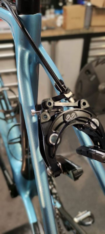 Gebrauchtes Factor O2 AG2R 2022 Road & Gravel, Blau — Bild 3 von 6