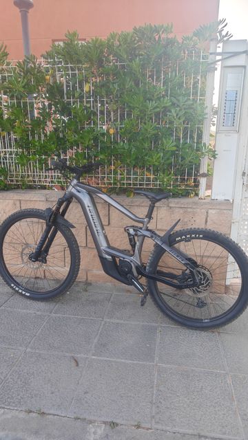 Used Haibike ALLMTN 5 2023 2023 Mountainbike, Light Gray, 29 — image 1 of 6