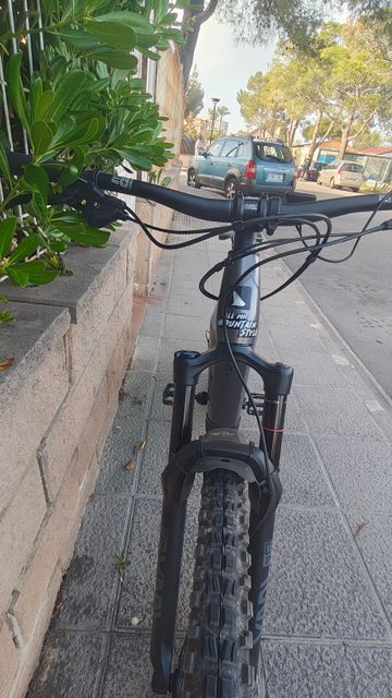 Used Haibike ALLMTN 5 2023 2023 Mountainbike, Light Gray, 29 — image 6 of 6