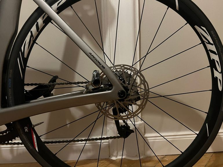 Argon 18 Nitrogen SRAM Red eTap AXS 2019 Road & Gravel de segunda mano, Gris claro — imagen 10 de 13