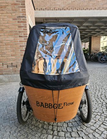 Babboe Flow-E 2023 Urban usato, Grigio chiaro — immagine 5 di 16