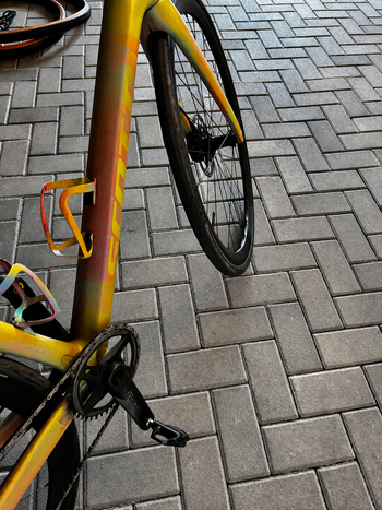 Scott Addict SRAM Force eTap AXS 2020 Road & Gravel usato, Arancione — immagine 2 di 15