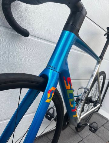 Gebrauchtes Scott Addict Shimano Ultegra Di2 2020 Road & Gravel, Blau — Bild 5 von 12