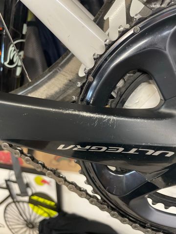 Used Specialized Tarmac Shimano Ultegra Di2 2019 Road & Gravel, White — image 12 of 13