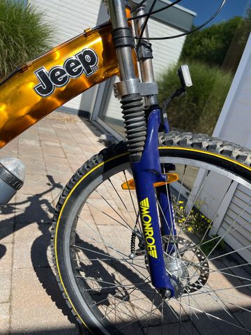 Used Jeep Custom Shimano Acera 2003 Mountainbike, Orange — image 14 of 18