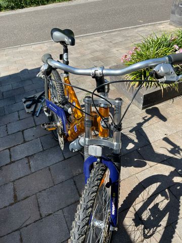 Used Jeep Custom Shimano Acera 2003 Mountainbike, Orange — image 18 of 18