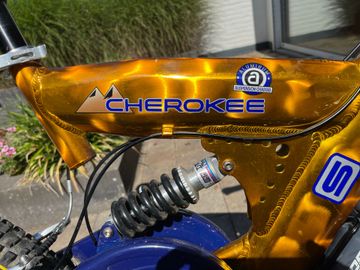Used Jeep Custom Shimano Acera 2003 Mountainbike, Orange — image 15 of 18