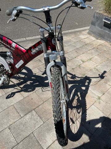Used Jeep Custom Shimano Acera 2003 Mountainbike, Orange — image 9 of 18