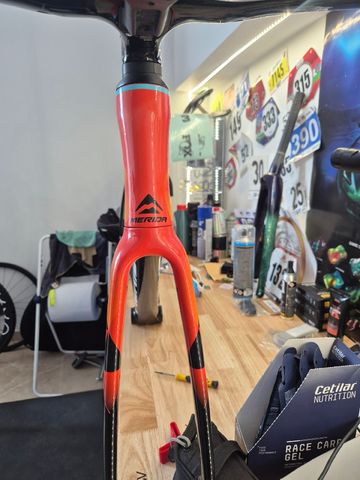 Brugt Merida SCULTURA TEAM 2023 Frameset 2023 Road & Gravel — billede 3 af 12