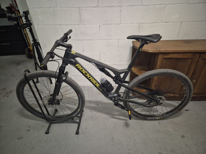 ROCKRIDER 29" Full Suspension Carbon Mountain Bike XC 500 S 2021 2021 MTB usato