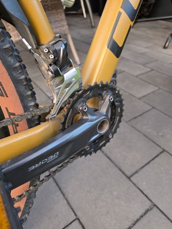 CUBE Aim Shimano Deore XT 2023 Mountainbike usato, Arancione — immagine 3 di 6