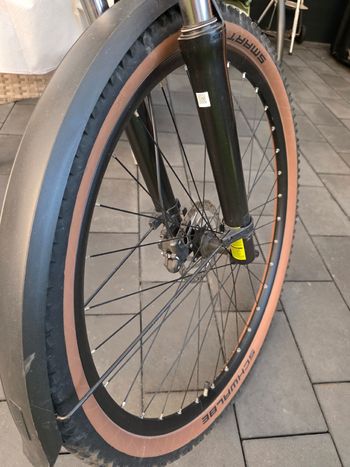 CUBE Aim Shimano Deore XT 2023 Mountainbike usato, Arancione — immagine 4 di 6