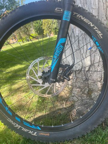 Used Mondraker e-Factor + 2018 2018 Mountainbike, Blue, 27.5 — image 6 of 9